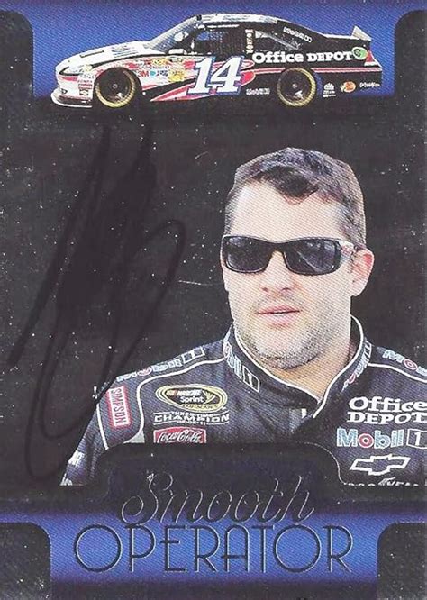 Tony Stewart Signed Race